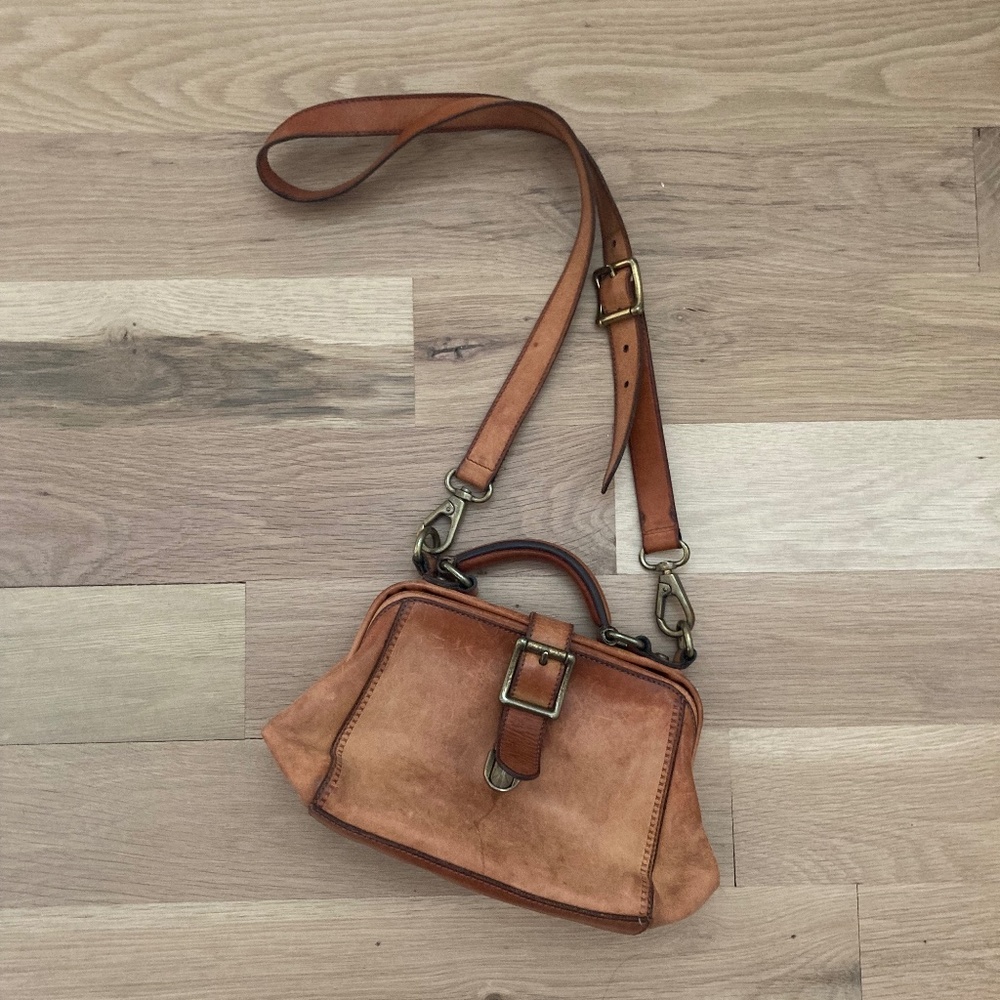 Fossil leather crossbody purse